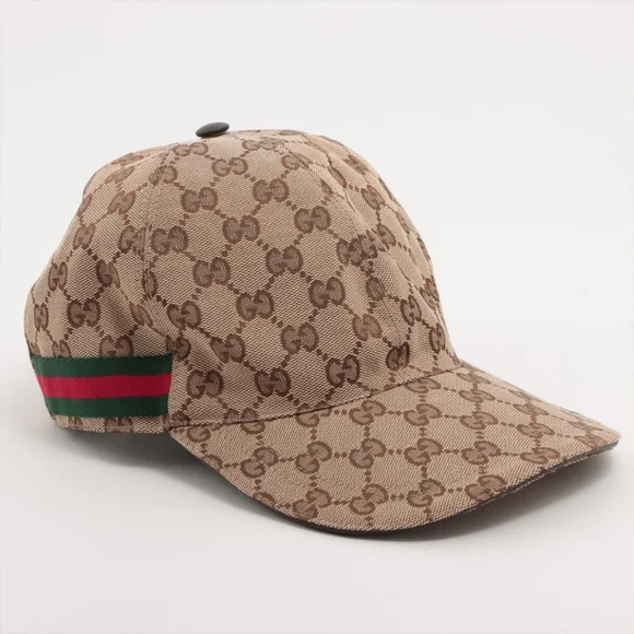 Gucci GG Canvas Baseball Cap with Web Line - Picture 2 of 7